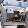 Hard Bottom Dog Car Seat Cover - Heavy Duty Backseat Extender for Large Dogs